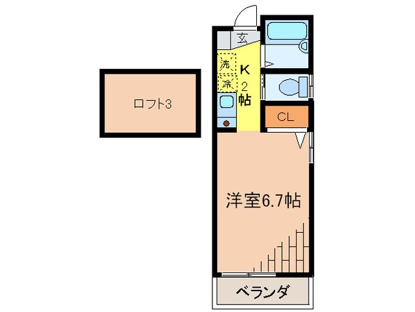 パピエ大和田の物件間取画像